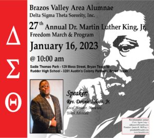 MLK March flyer